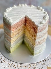 All Natural Rainbow Cake Recipe