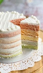 All Natural Rainbow Cake Recipe