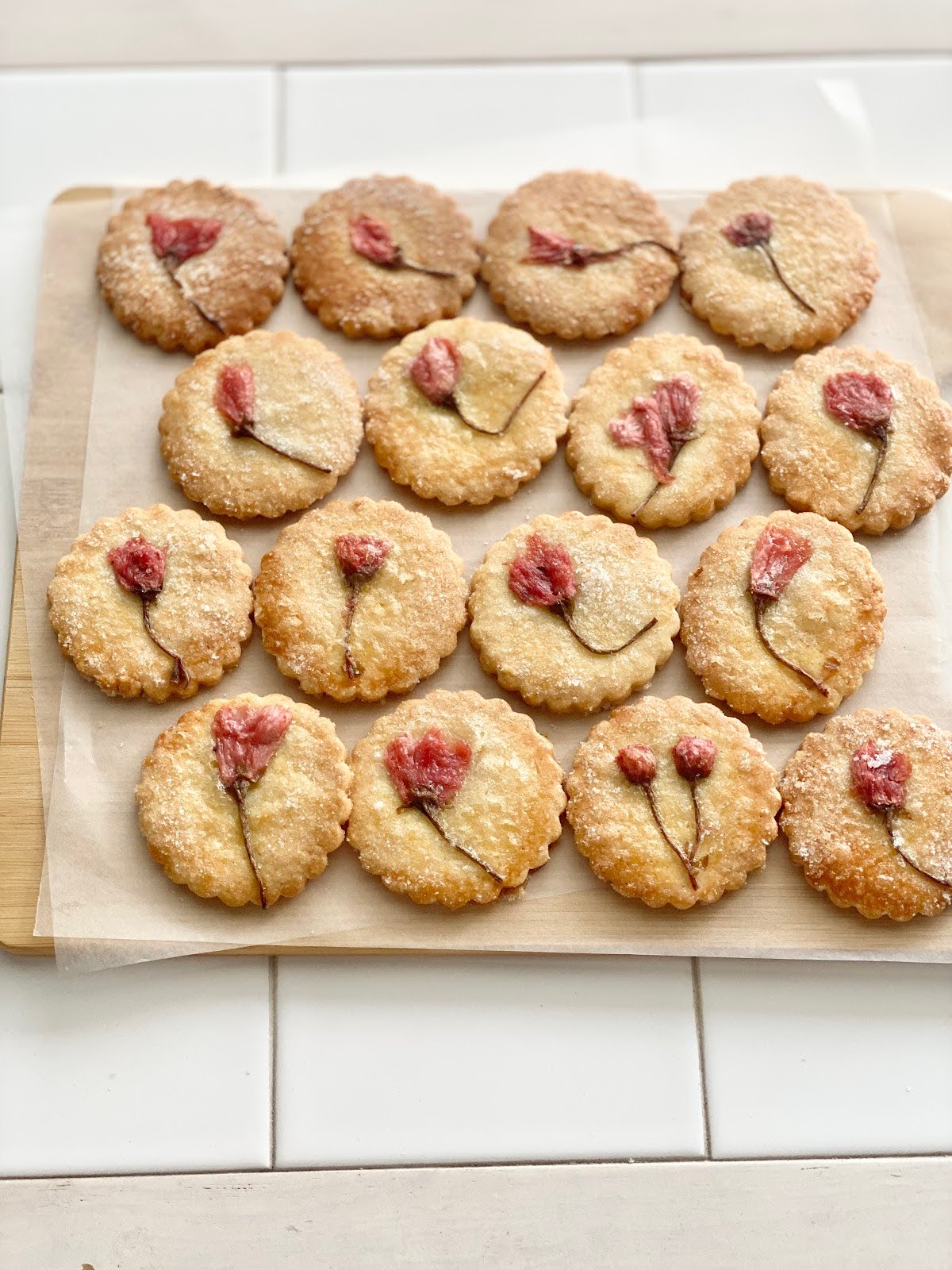 Crisp Flower Cookies Recipe