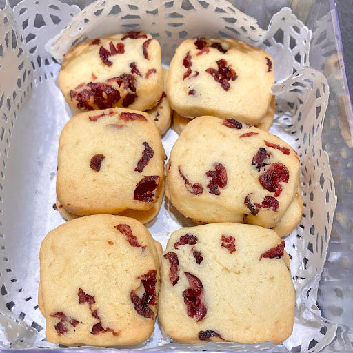 Cranberry Shortbread Cookies Recipe
