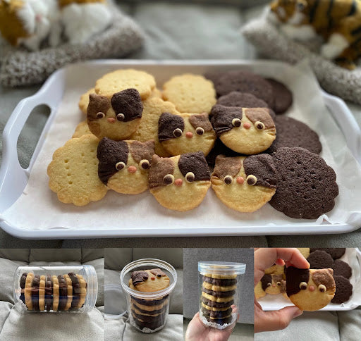 Lemon & Chocolate Cat Shortbread Recipe